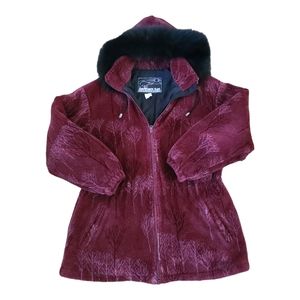 Vintage Northern Sun Made in Canada Fleece Jacket w/ Detachable Hood Small